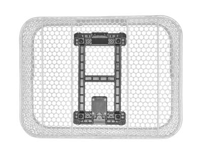 Electra Basket Electra Honeycomb Low Profile MIK Black Rea Produktbild 1