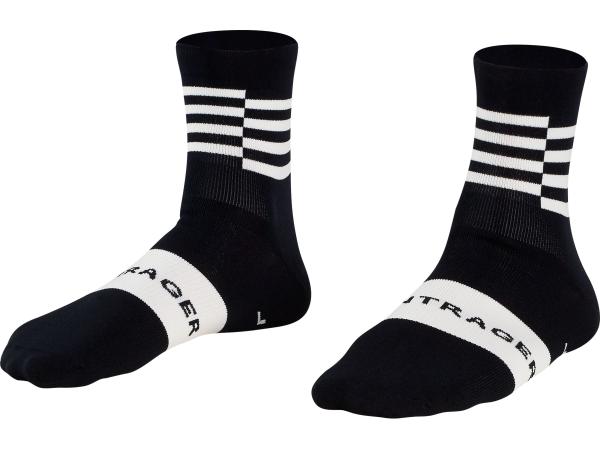 Bontrager Socke Bontrager Race Quarter L (41&nbsp;&ndash;&nbsp;43) Black/Whi
