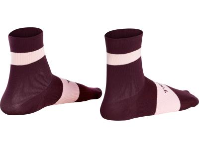 Trek Socke Trek Race Quarter S (35-38) Mulberry Produktbild 1