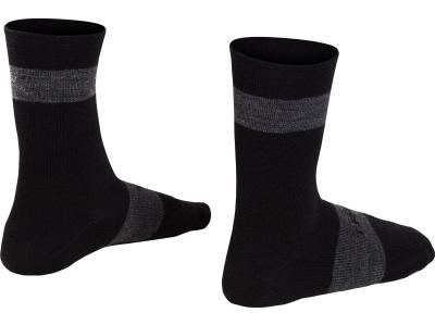 Trek Socke Trek Race Crew Merinowolle M (39-41) Black Produktbild 1