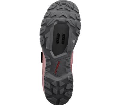 SHIMANO SHIMANO Fahrradschuhe EX500W Damen Touring SPD Gr&ouml;&szlig;e 42 Damenleisten Rot Produktbild 2