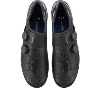 SHIMANO SHIMANO Fahrradschuhe RC903 Damen/Herren Road SPD-SL Gr&ouml;&szlig;e 43 breit Schwarz Produktbild 1