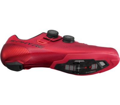 SHIMANO SHIMANO Fahrradschuhe RC903 Damen/Herren Road SPD-SL Gr&ouml;&szlig;e 46 breit Rot Produktbild 3