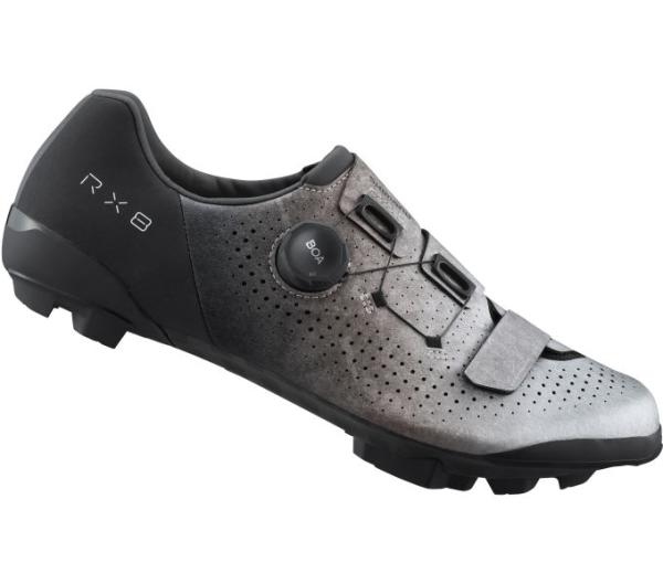 SHIMANO SHIMANO Fahrradschuhe RX801 Herren/Damen Gravel SPD Gr&ouml;&szlig;e 42 Silber