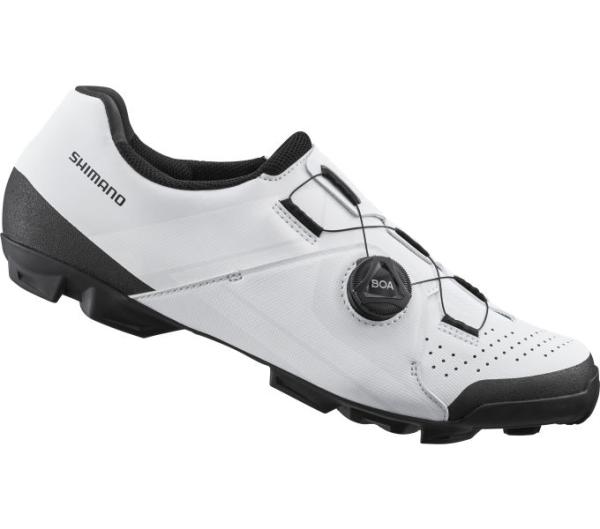 SHIMANO SHIMANO Fahrradschuhe XC300 Herren/Damen MTB SPD Gr&ouml;&szlig;e 43 breit Wei&szlig;