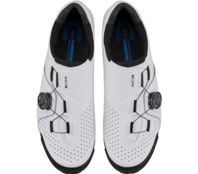SHIMANO SHIMANO Fahrradschuhe XC300 Herren/Damen MTB SPD Gr&ouml;&szlig;e 43 breit Wei&szlig; Produktbild 1