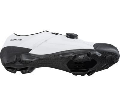 SHIMANO SHIMANO Fahrradschuhe XC300 Herren/Damen MTB SPD Gr&ouml;&szlig;e 48 Wei&szlig; Produktbild 3