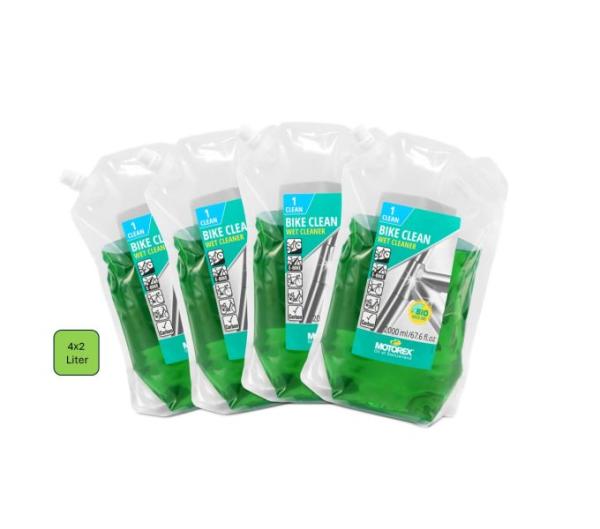 MOTOREX Fahrradreiniger BIKE CLEAN 2l Refill 4er-BOX je 2 Liter