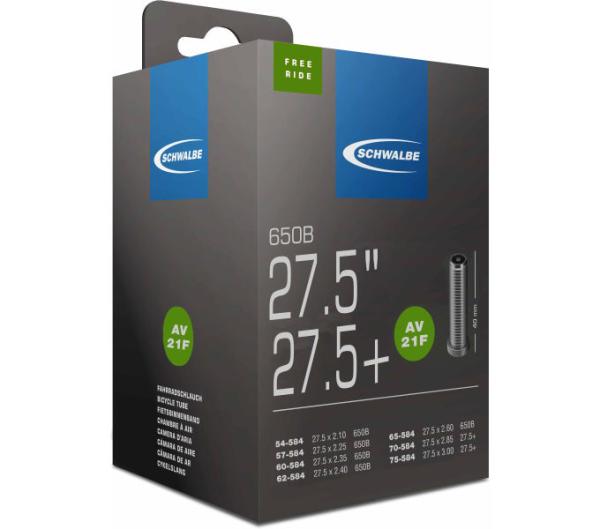 Schwalbe SCHWALBE SCHLAUCH AV21F FREERIDE 54/75-584 40mm