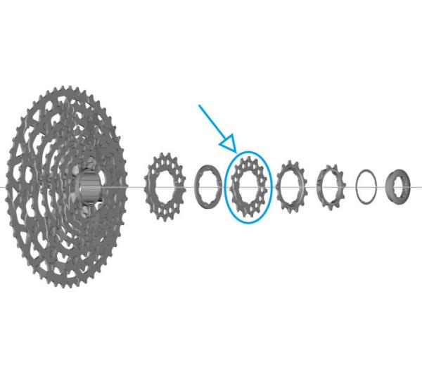 SHIMANO Ritzel f&uuml;r CS-LG700 15 Z&auml;hne