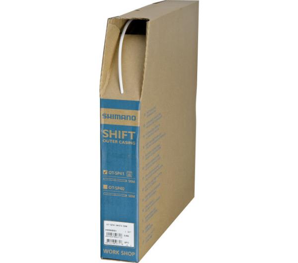 SHIMANO Schaltzugau&szlig;enh&uuml;lle OT-SP41 50 m Wei&szlig;