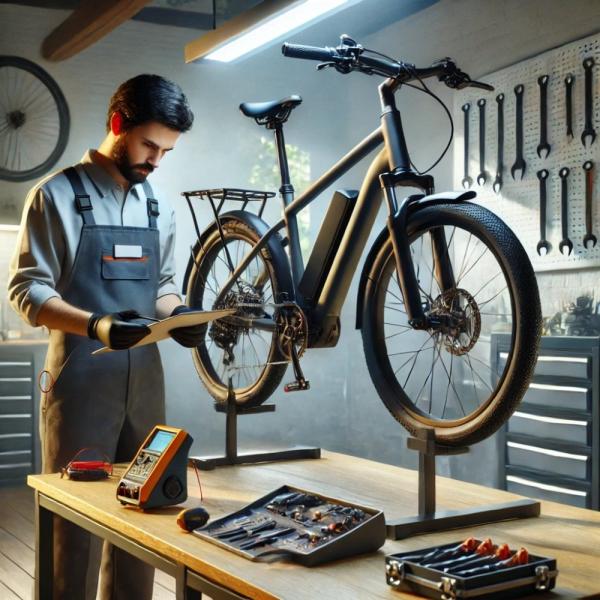 Inspektion E-Bike Silber